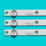 barre led argentée moderne rondelles dorées connecteurs électriques 3v 32pcs set