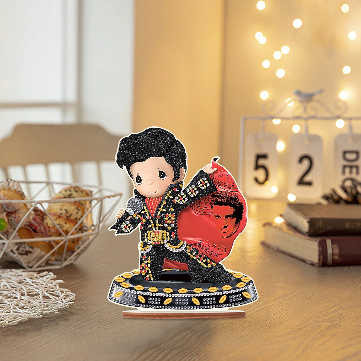 peinture diamant figurine dessins animés strass pinceau colle plateau sac diamants