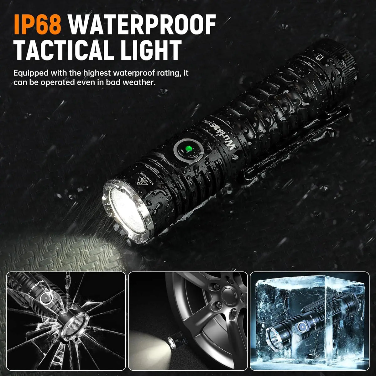 lampe torche rechargeable led xhp70d 4500lm aimant noir texturé moderne hiking 200500mètres 30w usbc