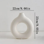 vases decoratifs blancs noirs modernes minimalistes rond simples