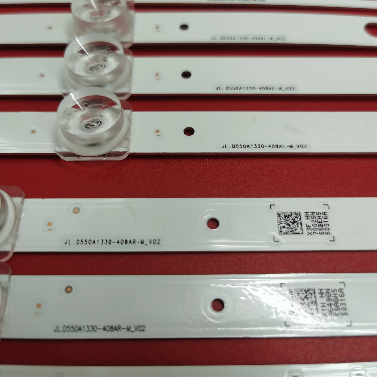 bande led blanc moderne 1085mm 55 pouces 3v tension qr code