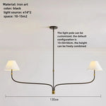 chandelier suspension lumineuse noir doré abat jours tissu mat classique moderne fixé abat jours
