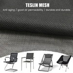 tissu mesh pvc résistant abrasion noir largeur 150cm moderne tissu toile imperméable séchage rapide