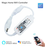 contrôleur led wifi rgbw adhésif moderne télécommande ir qr code blanc technologie bluetooth