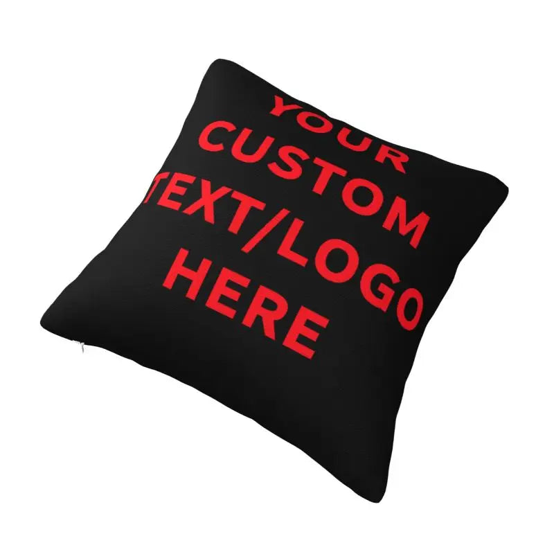 housses coussin polyester 40x40cm motif texte moderne non toxique maison