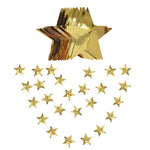guirlande étoiles or argent blanc festives anniversaire noël mariage décoration chambre enfants métalliques brillantes
