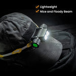 lampe frontale rechargeable led 1000 lumens 180 ajustable camping randonnée étanche ipx4 bandes or