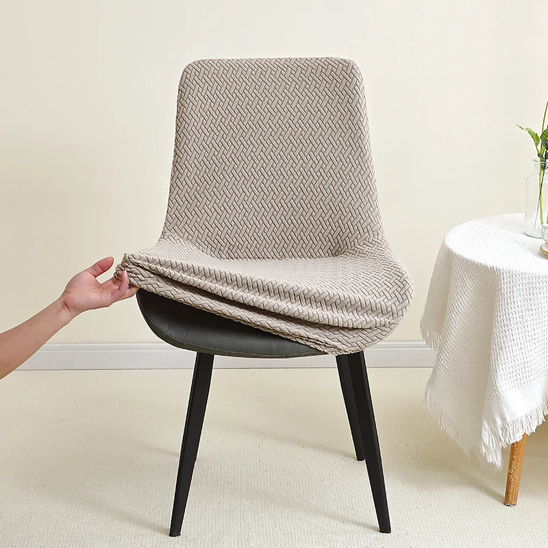 chaises modernes tissu motifs géométriques beige gris bleu opaques extensibles mariages banquets