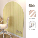 panneau feutre moderne autoadhésif 40x60cm dessin animé rayures verticales protection enfants décoration murale opaque