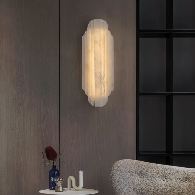 lampe murale moderne marbre blanc éclairage led nouvelle fixée mur postmoderne