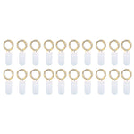 guirlandes lumineuses led blanc doré moderne decoration maison noel batteries included