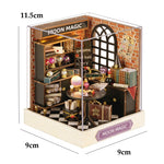 miniature magasin vintage bois artisanale diy bacs fruits légumes viandes sucreries pâtisseries