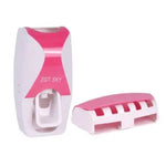 distributeur dentifrice porte brosse dents anti poussière support rangement mural accessoire salle bain moderne