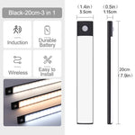 lampe nuit détecteur mouvement blanc rectangle moderne minimaliste rechargeable couleurs clips indicator