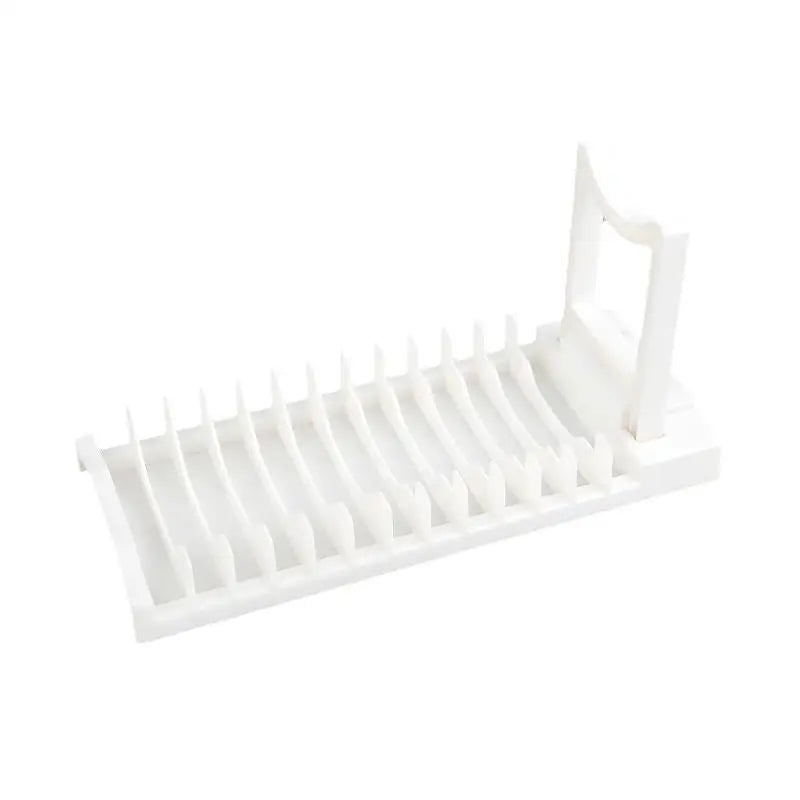 rack vaisselle moderne gris blanc motif géométrique assiettes bols
