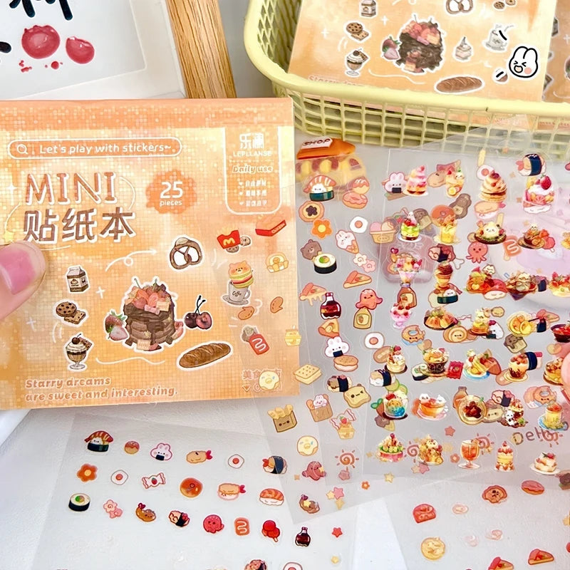 sticker kawaii mignon dessins animés fruits bonbons adhésifs scrapbooking agenda manucure nail art multicolore