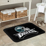 tapis bain antidérapant adhésif logo eagles noir vert moderne sportif