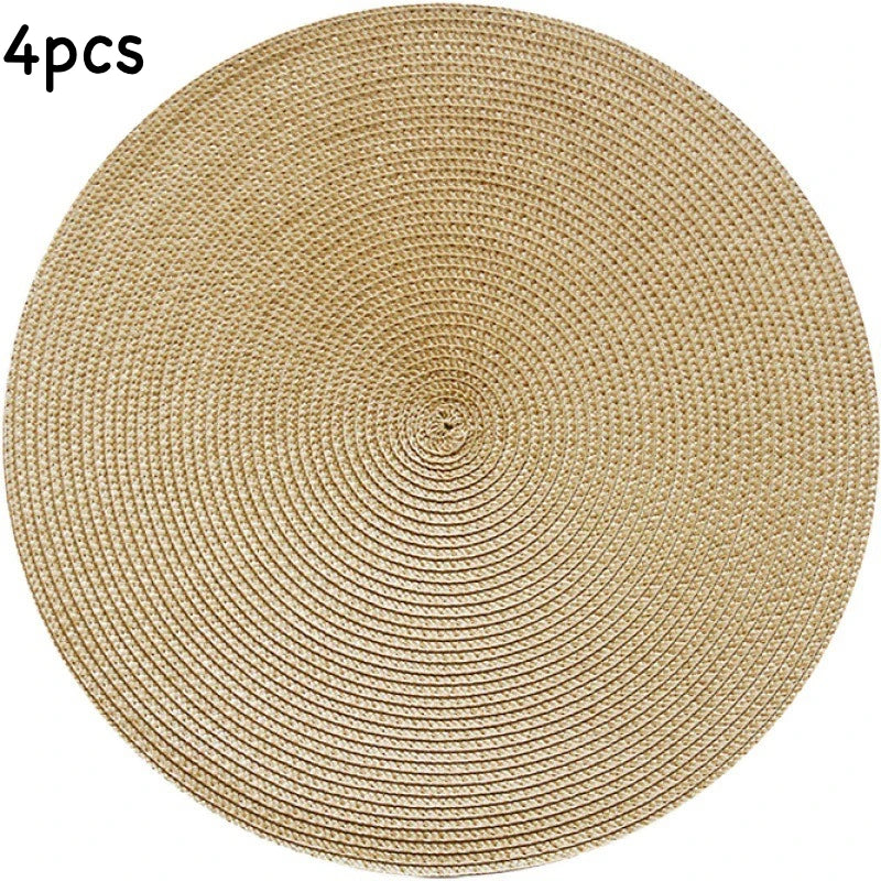 tapis table tissé spirale moderne noir gris vert olive bleu marine rouille