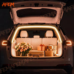 ruban led flexible or moderne adhésif éclairage ambiancé blanc chaud voiturearrière