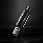lampe poche led ultra lumineuse zoomable rechargeable alarme survie multifonctionnelle portable
