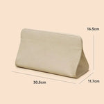sac rangement aspirateur cheveux fer lisser cordon moderne texture cuir noir marronclair