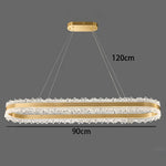 suspension lumineuse moderne cristaux dorés translucide noir pendentif chaines 110cm 40cm 60cm 80cm