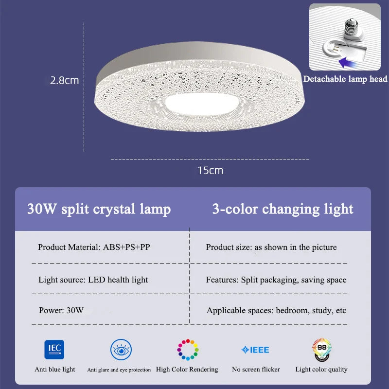 ampoules led ufo forme soucoupe éclairage moderne blanc nuancé transparent