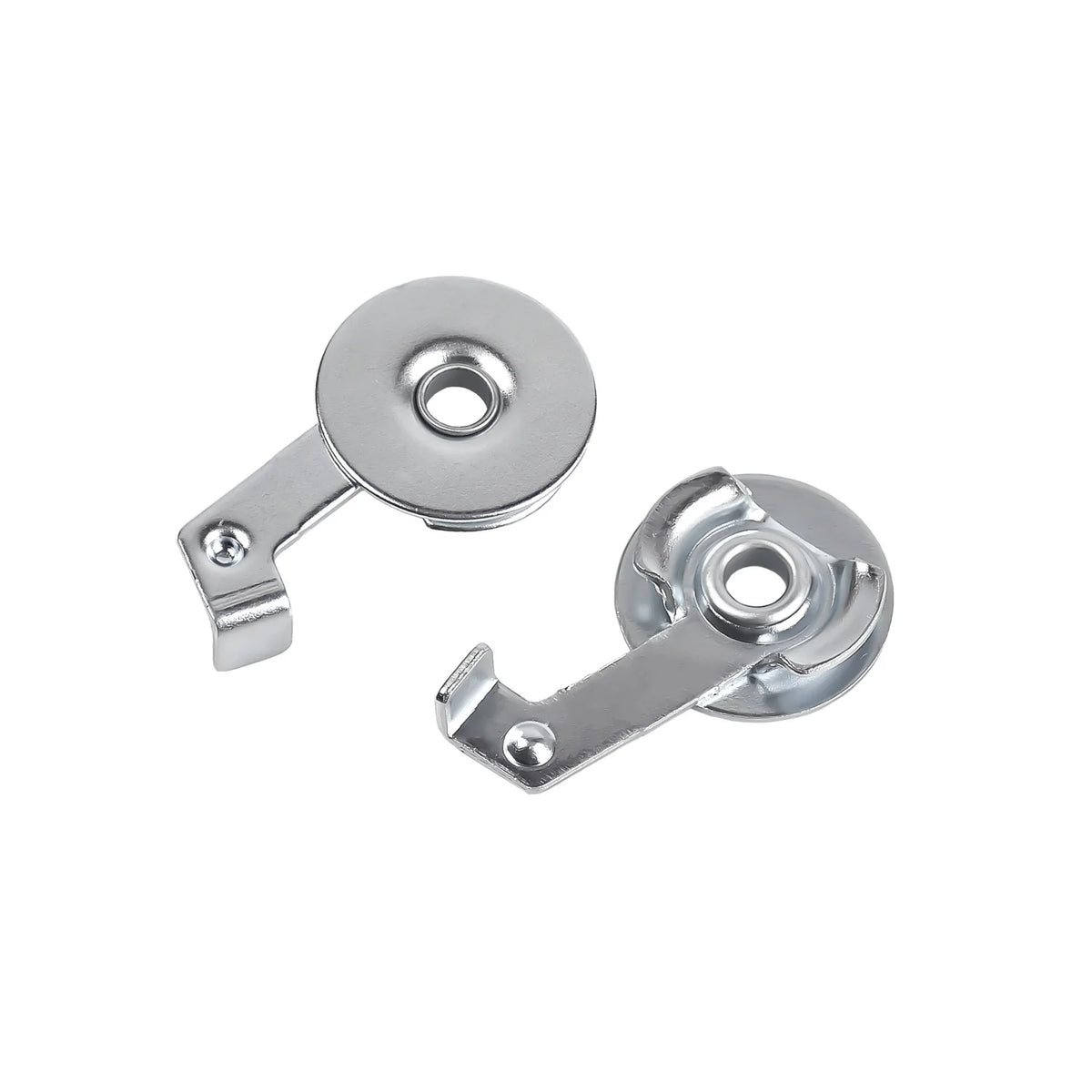 support rotatif rideau argenté moderne fixation mur compatible volet polonais