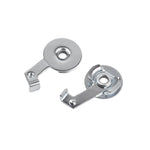 support rotatif rideau argenté moderne fixation mur compatible volet polonais
