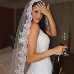 voile mariée blanc dentelle fine classique mariage catholique translucide unique femme adulte espagnol