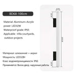applique murale led moderne blanc noir fixée mur éclairage quotidien chambre cuisine salon