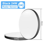 Lampe LED plafonnier moderne 220V 249 2000 flux lumineux blanc radar étanche IP55