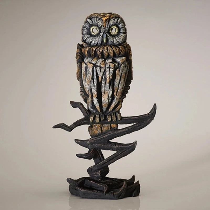 décoration intérieure sculpture animaux réaliste résine noir gris verte marine chambre salon