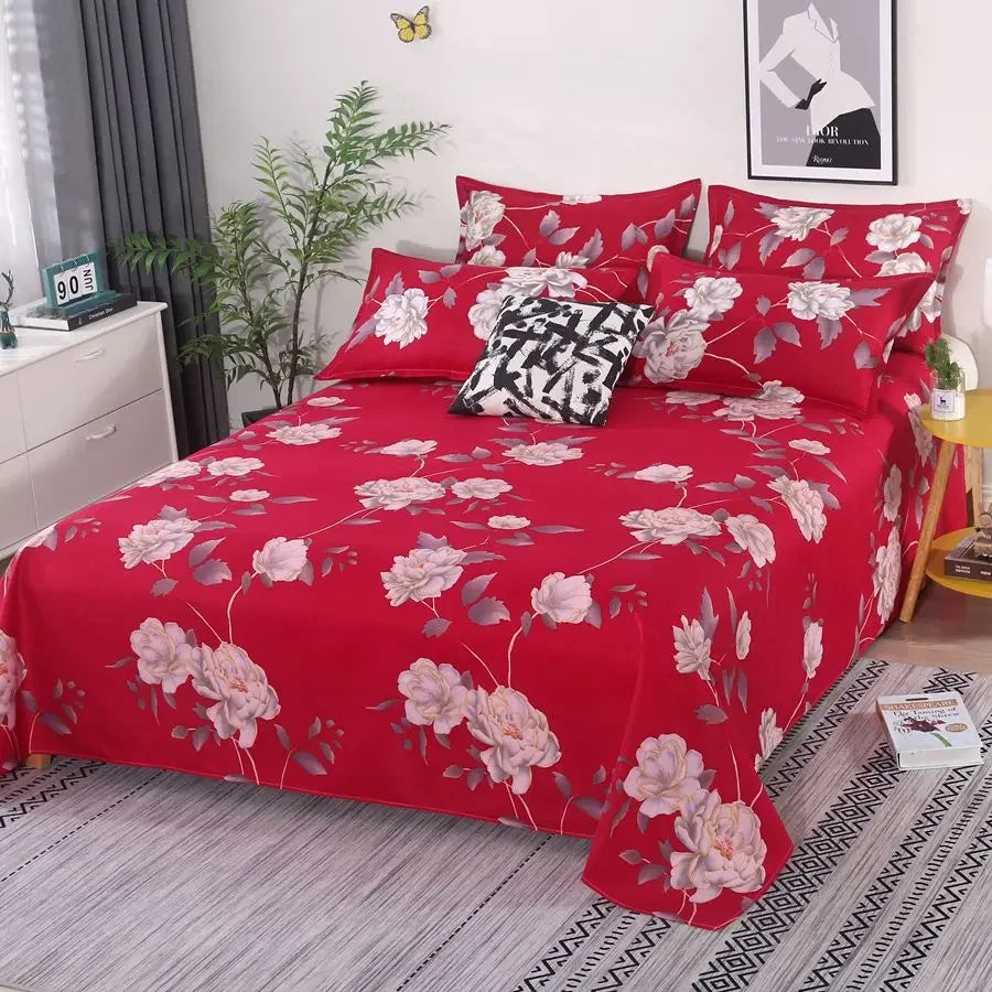 Parure de lit sur un lit 140x190 cm en situation