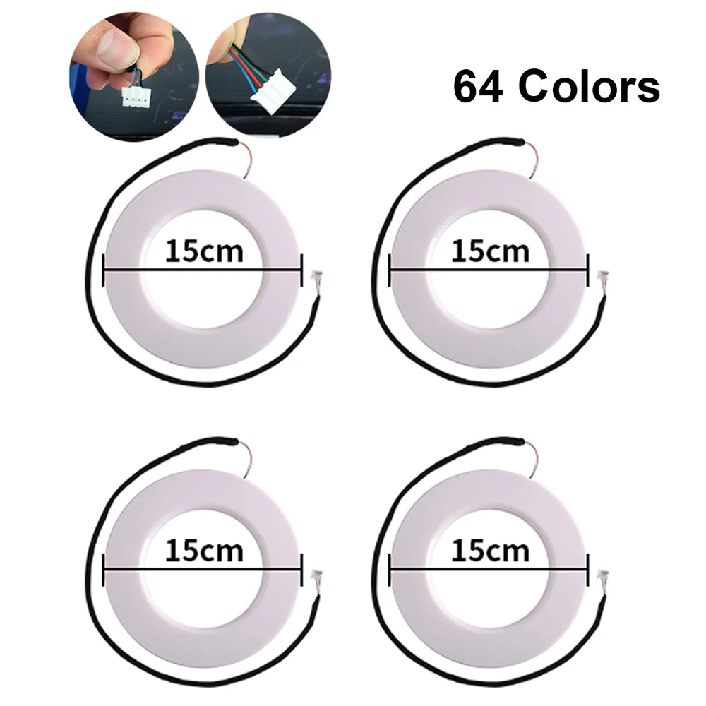 ruban led noir 64 couleurs contrôleur principal secondaire interface double lumière sol moderne