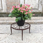 support plante métal blanc noir floral moderne élégant grille dimensions