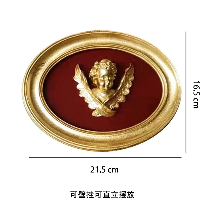 cadres decoratifs or ornements floraux angelots baroque decoration murale fixations murales luxe maison