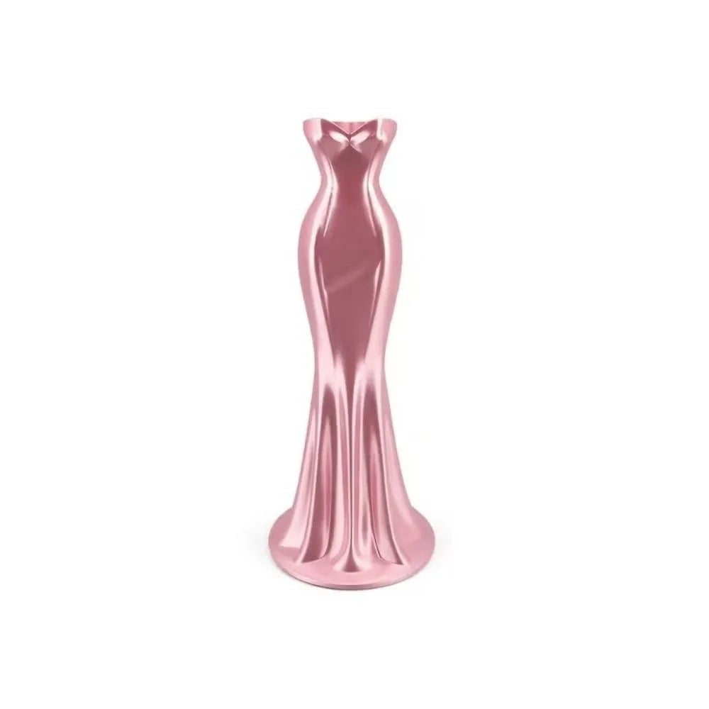vase contemporain forme robe couleur blanc rose violet bleu rouge minimaliste élégant 19cm