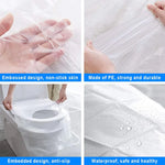 couvre siège toilette jetable blanc palmiers avions pratique paquet 100 unités
