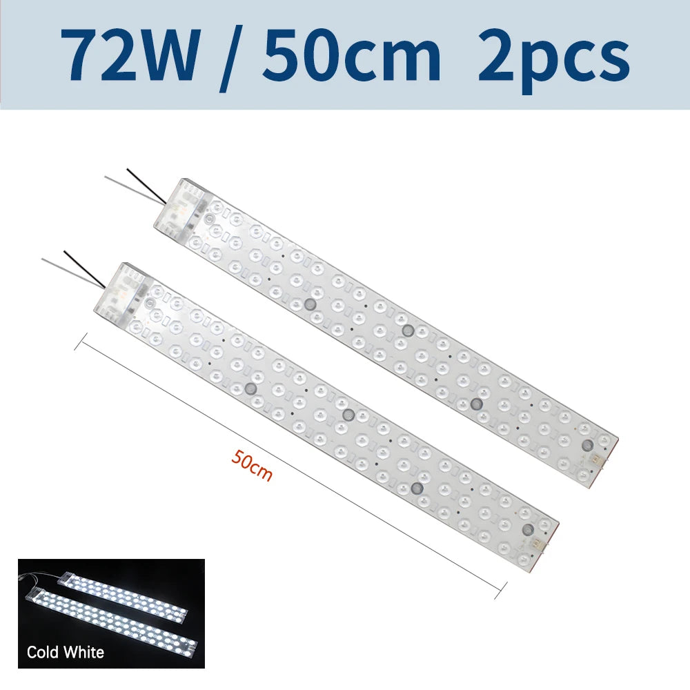 barre lumineuse led blanc moderne 40cm 50cm aimants connecteurs 6500k 220v 2000lm 180deg