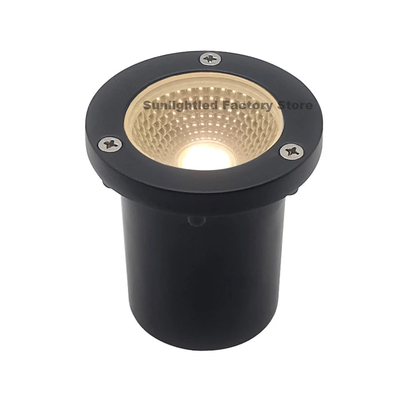spot led extérieur noir encastré jardin terrasse chemin étanche moderne blanc chaud froid