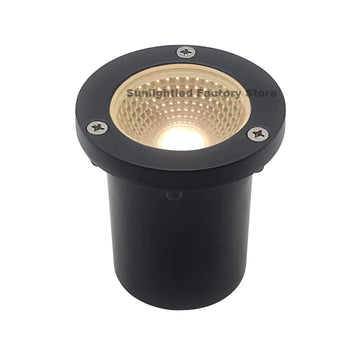 spot led extérieur noir encastré jardin terrasse chemin étanche moderne blanc chaud froid