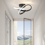 lampe contemporaine led noir doré circulaire minimaliste(touches interrupteur) 24cm