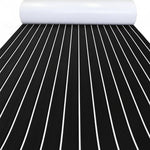 revêtement sol bateau mousse eva imitation teck antidérapant adhésif marron noir yacht