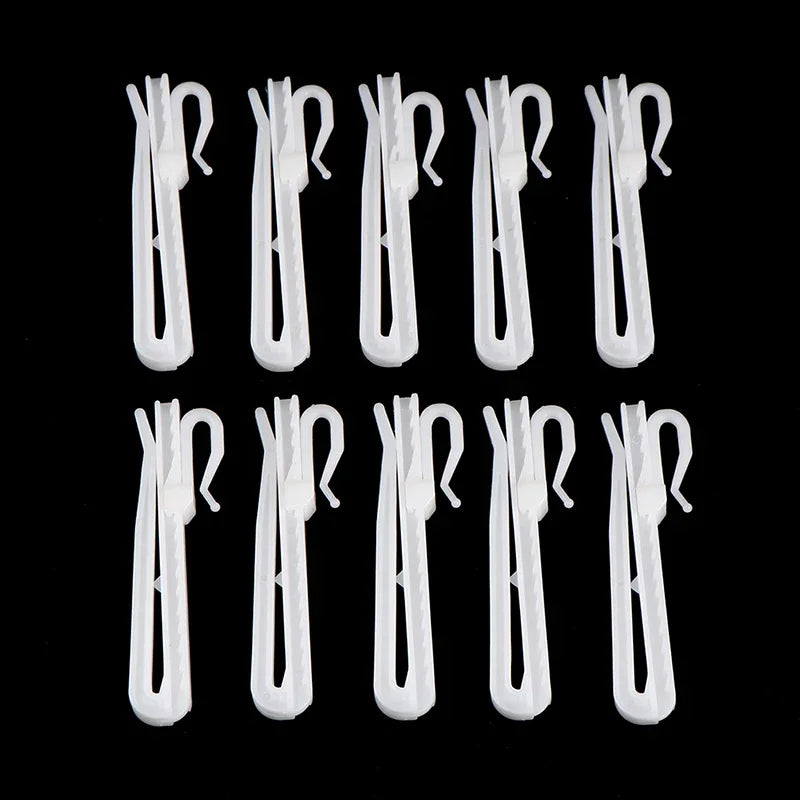 crochets rideau blancs texture moderne 7cm 80 pièces légèrement rugueux rideaux