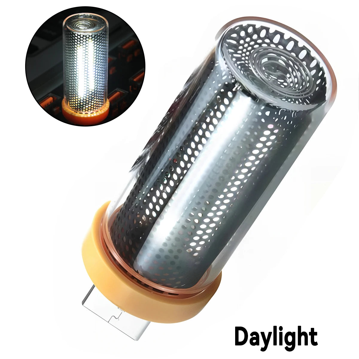 veilleuse led rechargeable violet perforée moderne tactile rgb urgence chambre nuit usb