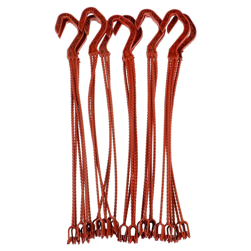 crochet tressé moderne suspendre pots fleurs jardin balcon beige marron rustique naturelextérieur