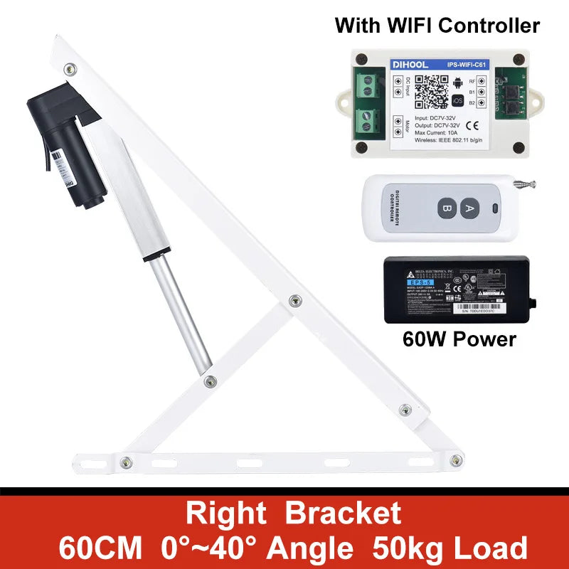 support charge électrique pliable blanc moderne moteur électrique lisses opaques lit