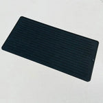 tapis cuisine silicone gris rayures horizontales moderne anti dérapant suctionversible