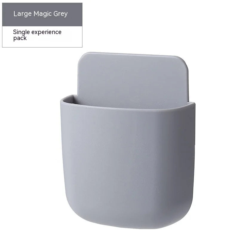 porte objets mural rose bleu marine gris moderne adhésif minimaliste rangement téléphone télécommande